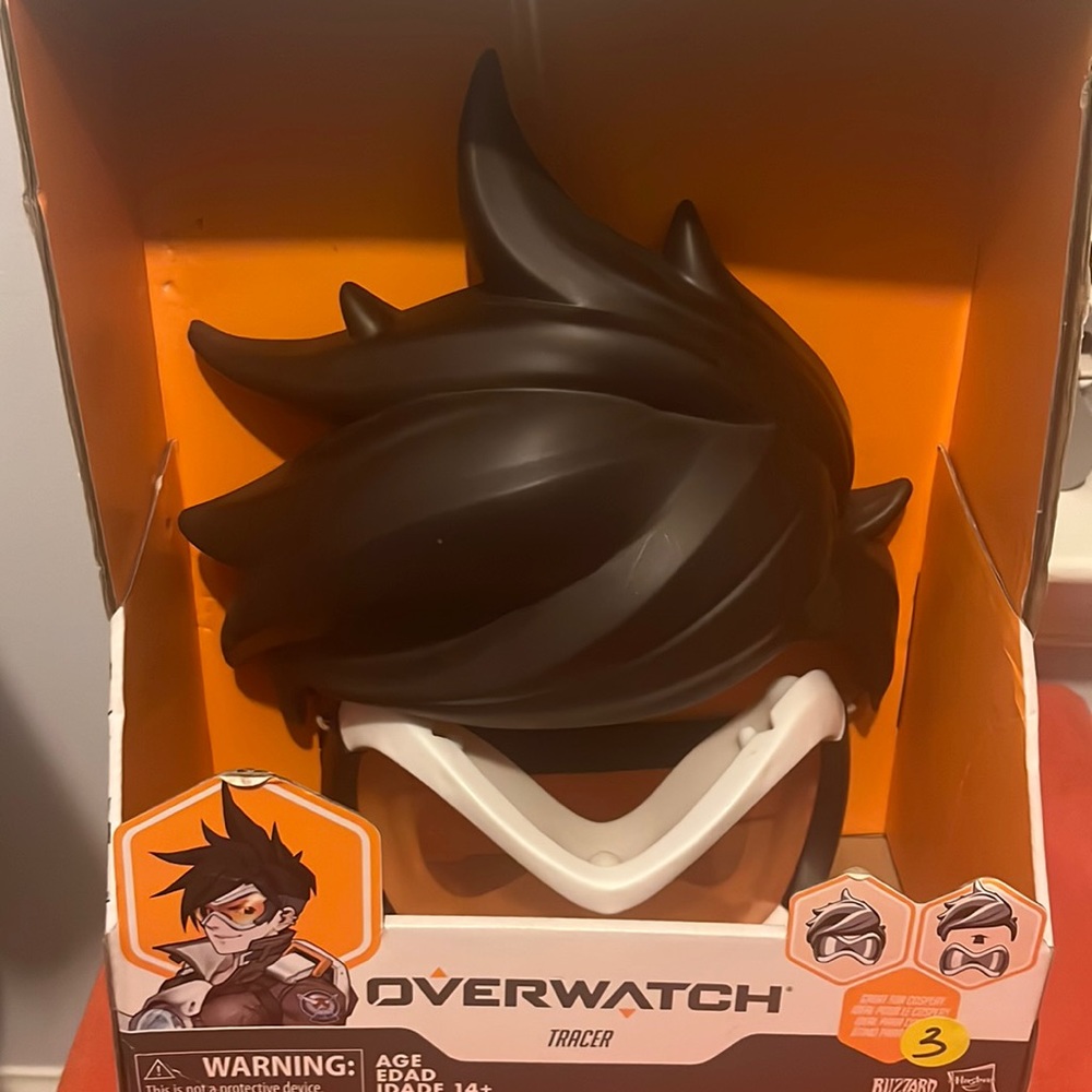 🤩 FREE when bundled w/Reg priced item Overwatch- Tracer Mask Visor & head wrap